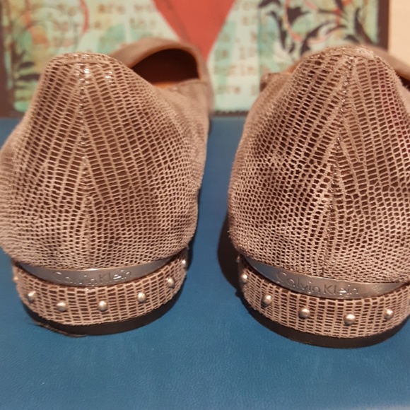 Calvin Klein Gray Flats - Picture 2 of 6